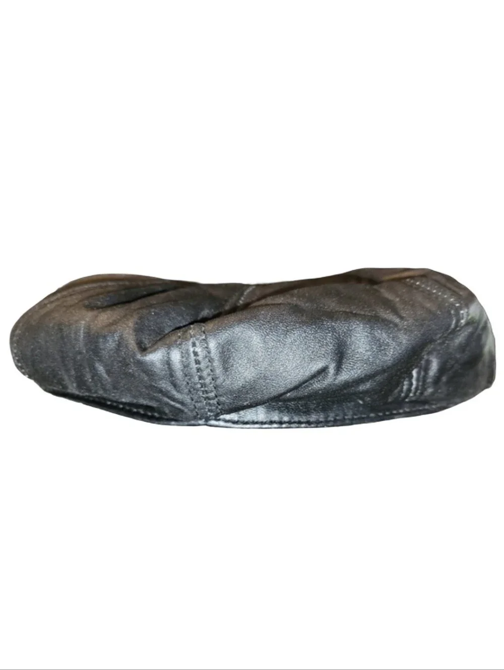 Genuine Leather Black Driving Cap Newsboy Hat 57mm (US Size 7 1/8) Med